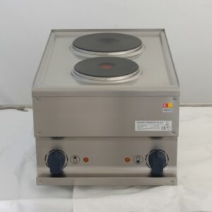 Плита 2 конфорочн.600 сер kogast es-t40