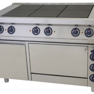 Плита 6 конфорочн.700сер kogast es-t67/1-0
