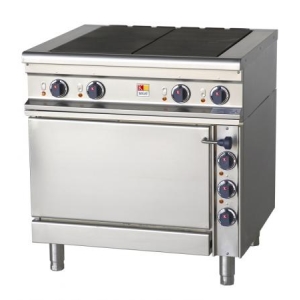 Плита 4 конфорочн.900сер kogast es-t49/р