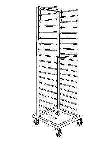 Тележка д/печи zanolli rotor wind 3e/g-4e/g