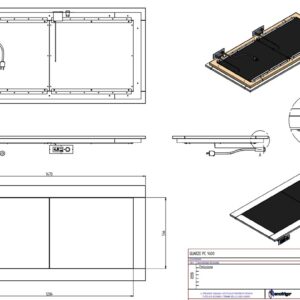 Поверхность тепловая enofrigo quarzo pc 1400 встр. цвет 1379