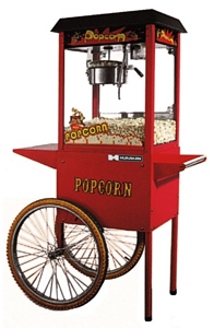 Аппарат для попкорна на тележке hurakan hkn-pcorn-t