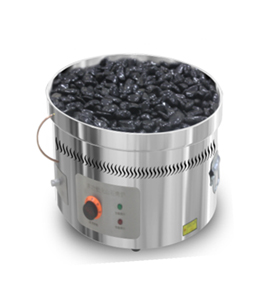 Гриль галечный hurakan hkn-peg400r