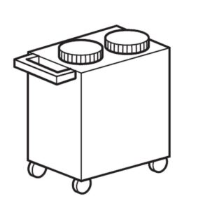 Диспенсер для подогрева тарелок apach chef line ldh8380