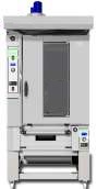 Печь миниротационная электрическая с подом на колесах apach bakery line c46el dpta+e218pa/c