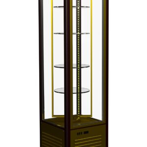 Витрина кондитерская D4 VM 400-1 (R400C CARBOMA люкс коричнево-золотой, 0109-0102)