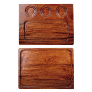 Блюдо деревянное 32х24см, двухстороннее, BUFFET WOOD ZCAWSDB1