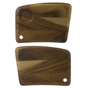 Блюдо деревянное GEO 29,5х21см, двухстороннее, BUFFET WOOD ZCAWCVMB1