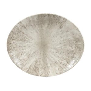 Блюдо овальное 27х22,9см, без борта, цвет STONE AGATE GREY, STUDIO PRINTS STAGOP581