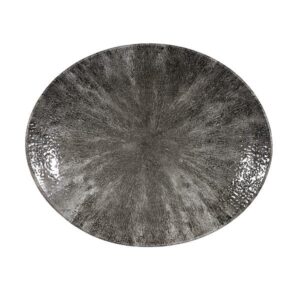 Блюдо овальное 27х22,9см, без борта, цвет STONE QUARTZ BLACK, STUDIO PRINTS STQBOP581
