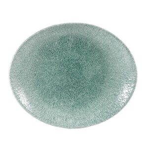 Блюдо овальное 31,7х25,5см, без борта, цвет RAKU JADE GREEN, STUDIO PRINTS RKJGOP121