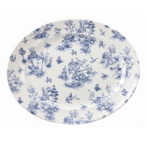 Блюдо овальное 36,5х29,3см VINTAGE PRINTS, цвет PRAGUE TOILE TOPRD141