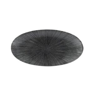 Блюдо овальное CHEFS 29,9х15см, без борта, цвет AGANO BLACK, STUDIO PRINTS AGBLOV301