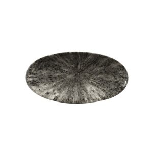 Блюдо овальное CHEFS 29,9х15см, без борта, цвет STONE QUARTZ BLACK, STUDIO PRINTS STQBOV301