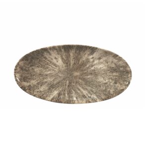 Блюдо овальное CHEFS 29,9х15см, без борта, цвет STONE ZIRCON BROWN, STUDIO PRINTS STZBOV301