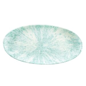 Блюдо овальное CHEFS 34,7х17,3см, без борта, цвет STONE AQUAMARINE, STUDIO PRINTS STAMOV351
