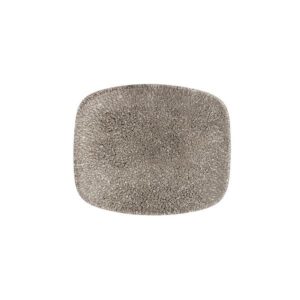Блюдо прямоугольное CHEFS 15,4х12,6см, без борта, цвет RAKU QUARTZ BLACK, STUDIO PRINTS RKBQOBL11