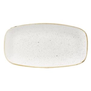 Блюдо прямоугольное CHEFS 26,9х12,7см, без борта, STONECAST, цвет BARLEY WHITE SWHSXO101