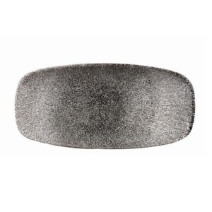 Блюдо прямоугольное CHEFS 26,9х12,7см, без борта, цвет RAKU QUARTZ BLACK, STUDIO PRINTS RKBQXO101