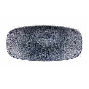 Блюдо прямоугольное CHEFS 26,9х12,7см, без борта, цвет RAKU TOPAZ BLUE, STUDIO PRINTS RKTBXO101