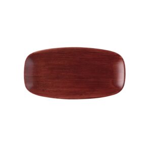 Блюдо прямоугольное CHEFS 29,8х15,3см, без борта, STONECAST PATINA, цвет RUST RED PAREXO111