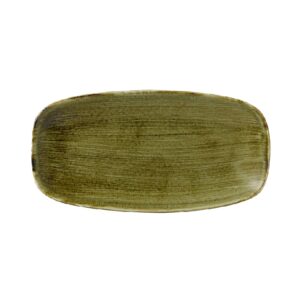 Блюдо прямоугольное CHEFS 29,8х15,3см, без борта, STONECAST PLUME, цвет OLIVE PLGRXO111