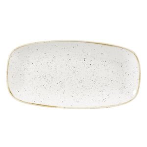 Блюдо прямоугольное CHEFS 29,8х15,3см, без борта, STONECAST, цвет BARLEY WHITE SWHSXO111