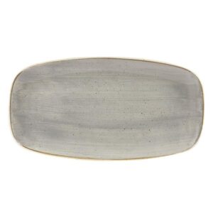 Блюдо прямоугольное CHEFS 29,8х15,3см, без борта, STONECAST, цвет PEPPERCORN GREY SPGSXO111