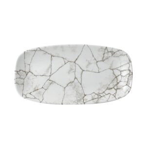 Блюдо прямоугольное CHEFS 29,8х15,3см, без борта, цвет KINTSUGI AGATE GREY, STUDIO PRINTS KTAGXO111