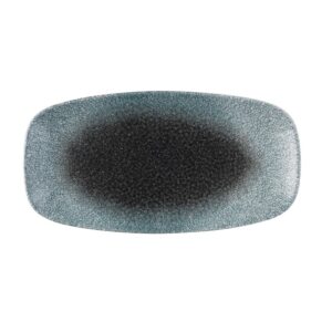 Блюдо прямоугольное CHEFS 29,8х15,3см, без борта, цвет RAKU DUO TOPAZ-QUARTZ, STUDIO PRINTS RDTQXO11