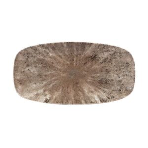 Блюдо прямоугольное CHEFS 29,8х15,3см, без борта, цвет STONE ZIRCON BROWN, STUDIO PRINTS STZBXO111