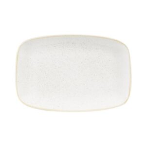 Блюдо прямоугольное CHEFS 30х19,9см, без борта, STONECAST, цвет BARLEY WHITE SWHSOBL41