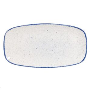 Блюдо прямоугольное CHEFS 35,5х18,9см, без борта, STONECAST HINTS, цвет INDIGO BLUE SHBIXO141