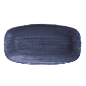 Блюдо прямоугольное CHEFS 35,5х18,9см, без борта, STONECAST PATINA, цвет COBALT BLUE PABLXO141