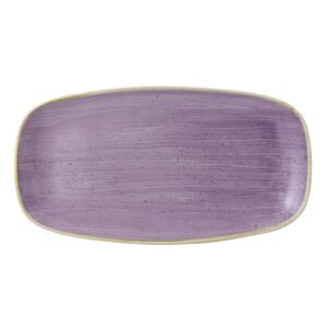 Блюдо прямоугольное CHEFS 35,5х18,9см, без борта, STONECAST, цвет LAVENDER SLASXO141