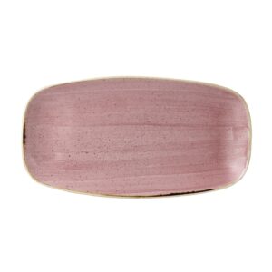 Блюдо прямоугольное CHEFS 35,5х18,9см, без борта, STONECAST, цвет PETAL PINK SPPSXO141