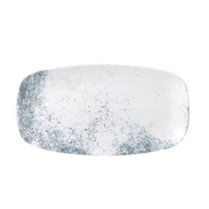 Блюдо прямоугольное CHEFS 35,5х18,9см, без борта, цвет HAZE BLUE VELLUM, STUDIO PRINTS HZBLXO141