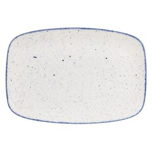 Блюдо прямоугольное CHEFS 35,5х24,5см, без борта, STONECAST HINTS, цвет INDIGO BLUE SHBIXP141