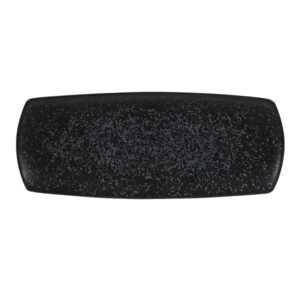 Блюдо прямоугольное узкое 35,5х14см, без борта, MENU SHADES, цвет CALDERA ASH BLACK ZCCANRPM1