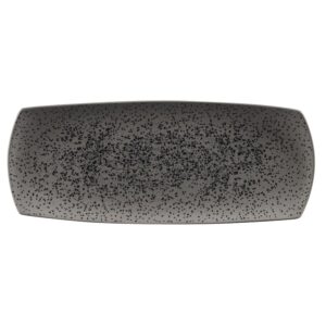Блюдо прямоугольное узкое 35,5х14см, без борта, MENU SHADES, цвет CALDERA FLINT GREY ZCCGNRPM1