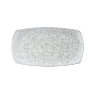 Блюдо прямоугольное узкое 35,5х19см, без борта, MENU SHADES, цвет CALDERA CHALK WHITE ZCCWNRPL1