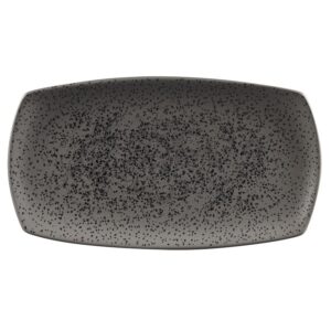 Блюдо прямоугольное узкое 35,5х19см, без борта, MENU SHADES, цвет CALDERA FLINT GREY ZCCGNRPL1