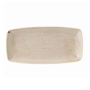 Блюдо сервировочное 29,5х15см, без борта, STONECAST, цвет NUTMEG CREAM SNMSOP111