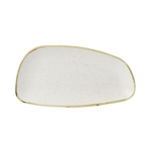 Блюдо сервировочное CHEFS GEO 30х15,5см, без борта, STONECAST, цвет BARLEY WHITE SWHSGE301