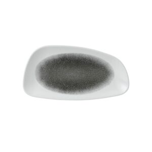Блюдо сервировочное CHEFS GEO 30х15,5см, без борта, цвет RAKU QUARTZ BLACK, STUDIO PRINTS RKBQGE301
