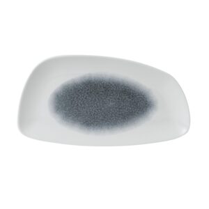 Блюдо сервировочное CHEFS GEO 35х18,5см, без борта, цвет RAKU TOPAZ BLUE, STUDIO PRINTS RKTBGE351