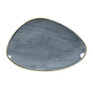 Блюдо треугольное CHEFS 30,4х20,5см, без борта, STONECAST, цвет BLUEBERRY SBBSTC301