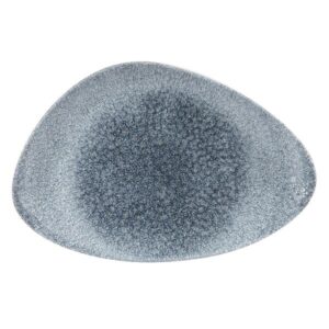 Блюдо треугольное CHEFS 30х20см, без борта, цвет RAKU TOPAZ BLUE, STUDIO PRINTS RKTBTC301