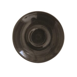 Блюдце 11,8см MONOCHROME, цвет IRON BLACK MOIBESS1