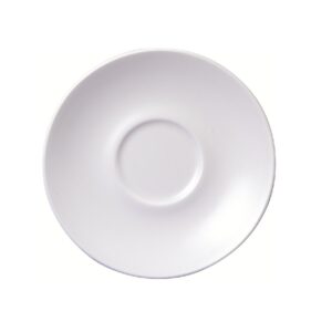 Блюдце 11,8см VELLUM, цвет WHITE полуматовый WHVMESS1